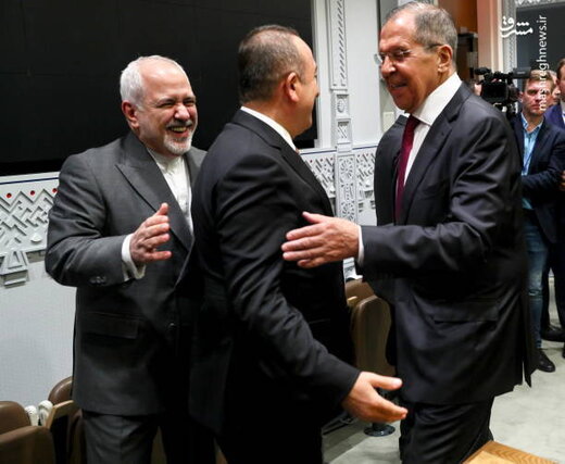 دیدار وزرای خارجه ایران، روسیه و ترکیه