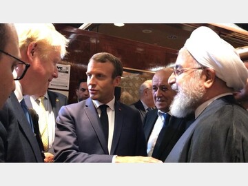 ماجرای خنده‌های روحانی مقابل مکرون و جانسون