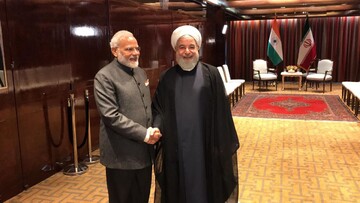 Rouhani reviews int'l issues with Indian Premier