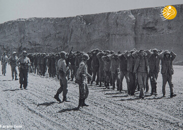  سربازان اسیر شده عراقی در جبهه جنوب