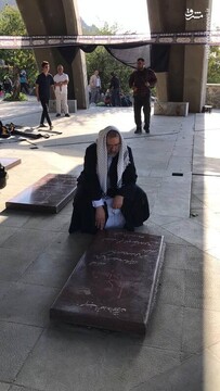 حجت‌الاسلام رئیسی در مقبرةالشهداء کلکچال