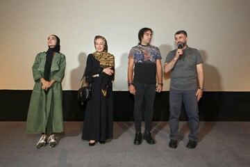 تصاویری از مرجانه گلچین، الهه حصاری و رضا یزدانی در اکران مردمی یک فیلم