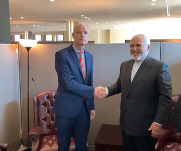 ظریف با وزیر خارجه هلند دیدار کرد
