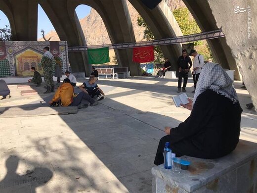 حجت‌الاسلام رئیسی در مقبرةالشهداء کلکچال