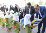 توزیع بسته های آموزشی و نوشت افزار دانش آموزی در استان سمنان