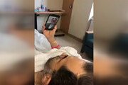 فیلم | گفتگوی تصویری ظریف و روانچی در بیمارستان