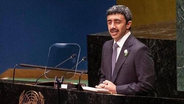 عبدالله بن زاید در مجمع عمومی: در منطقه روند سیاسی را پیش می گیریم