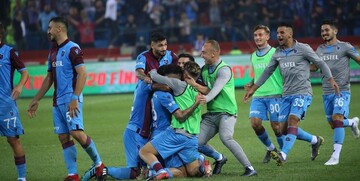 ترابوزان با حضور مجید حسینی بشیکتاش را در هم کوبید
