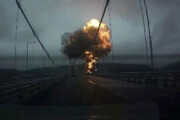 فیلم | نمایی هولناک از لحظه انفجار بک نفتکش در بندر کره‌جنوبی
