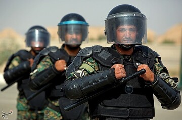 تمرین نوپو و یگان ویژه نیروی انتظامی در قم