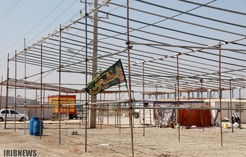 آماده سازی مواکب شلمچه