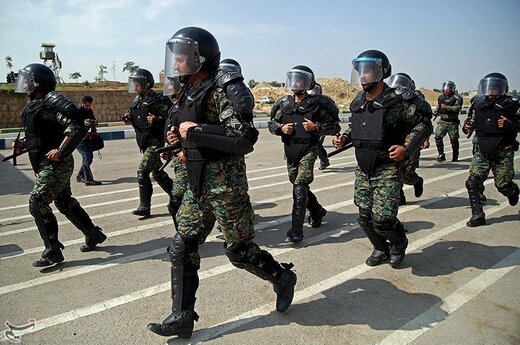 تمرین نوپو و یگان ویژه نیروی انتظامی در قم
