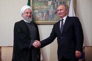 تصویری از دیدار حسن روحانی با ولادیمیر پوتین در حاشیه اجلاس اتحادیه اوراسیا