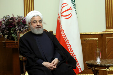 دیدار روحانی با رئیس‌جمهور ارمنستان