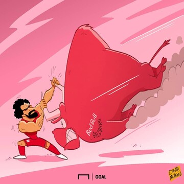 محمد صلاح این گاو وحشی را رام کرد!
