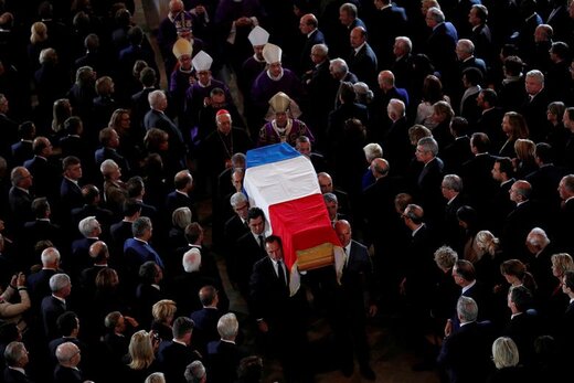 تشییع جنازه ژاک شیراک، رئیس جمهور سابق فرانسه 