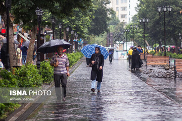 تداوم بارش باران در کشور/ تهران کمی ابری!