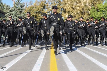 مراسم صبحگاه نیروی انتظامی