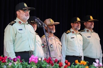 مراسم صبحگاه نیروی انتظامی