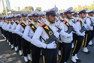 مراسم صبحگاه نیروی انتظامی