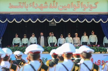 مراسم صبحگاه نیروی انتظامی