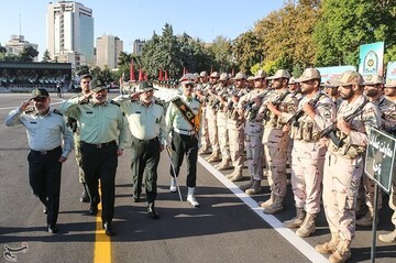 مراسم صبحگاه نیروی انتظامی