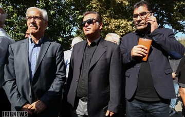 مراسم تشییع پیکر جعفر کاشانی