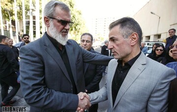 مراسم تشییع پیکر جعفر کاشانی