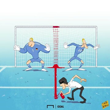 ترفند جالب سرمربی آلمان برای بسته‌ماندن دروازه! 