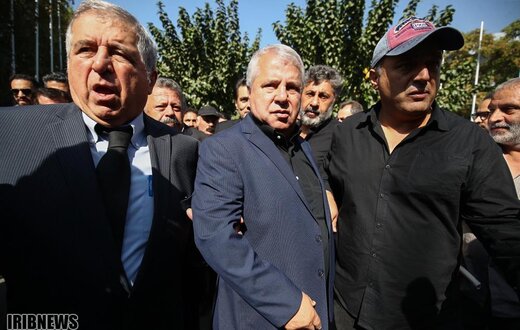 مراسم تشییع پیکر جعفر کاشانی