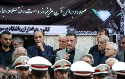 مراسم تشییع پیکر جعفر کاشانی
