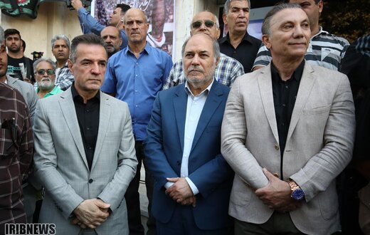 مراسم تشییع پیکر جعفر کاشانی