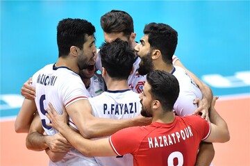 بازی تیم ملی والیبال ایران با برزیل