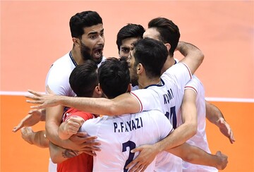 بازی تیم ملی والیبال ایران با برزیل