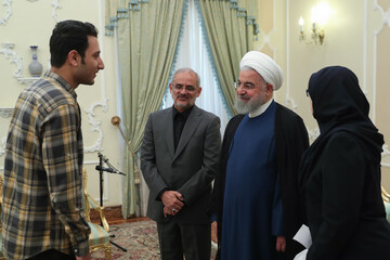 رئیس‌جمهور در مراسم تجلیل از دانش‌آموزان مدال‌آور المپیادهای علمی جهانی سال 2019