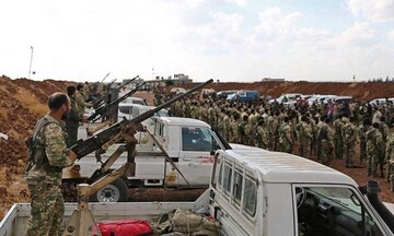 ورود هزاران شورشی سوری و نیروی ارتش ترکیه به خاک سوریه