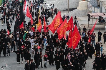 حرکت کاروان پیاده‌روی ۴۰ هزار نفری اهواز