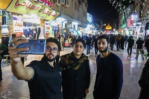زائرین اربعین حسینی در نجف اشرف
