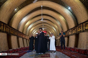زائران اربعین حسینی در منطقه چبایش عراق