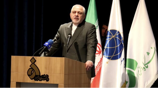 فیلم | ظریف : نمی خواهید بگویید تروریسم اقتصادی آمریکا،بگویید برخورد قهرآمیز سیاسی اما واژه تحریم غلط و دروغ است! فیلم | ظریف : نمی خواهید بگویید تروریسم اقتصادی آمریکا،بگویید برخورد قهرآمیز سیاسی اما واژه تحریم غلط و دروغ است!