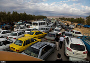 محور ایلام-مهران ترافیک سنگین دارد