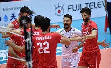 برد مقتدرانه جوانان والیبال ایران مقابل نماینده آفریقا
