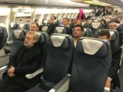 سفر رئیس مجلس به صربستان با پرواز غیراختصاصی و عادی/عکس