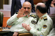 حضور رییس پلیس تهران بزرگ در بهشت زهرا
