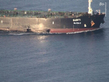 تصاویری جدید از محل اصابت موشک به نفتکش ایرانی