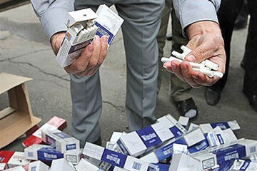 کشف ۵۰۰ هزار نخ سیگار قاچاق در مرکز تهران 