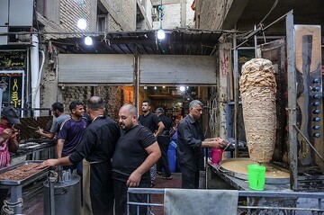 موکب‌های خدمت رسانی به زائرین اربعین حسینی در اطراف بین‌الحرمین