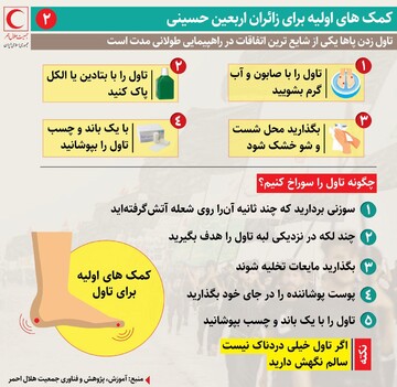 اقدام بهداشتی _ درمانی ضروری برای زائرین اربعین