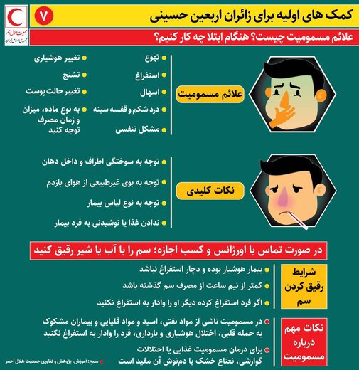 اقدام بهداشتی _ درمانی ضروری برای زائرین اربعین