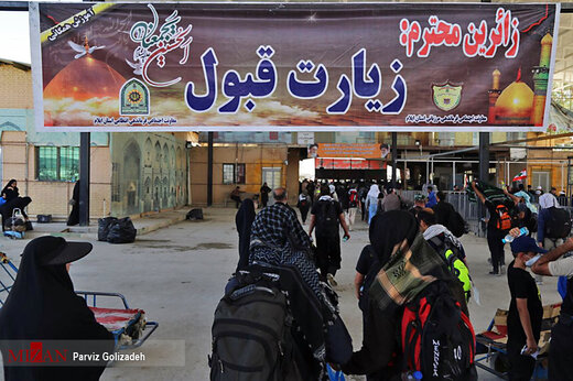 بازگشت زائران اربعین حسینی از مرز مهران